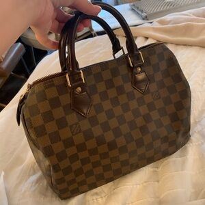 Louis Vuitton Damier Checkers Purse Speedy 35